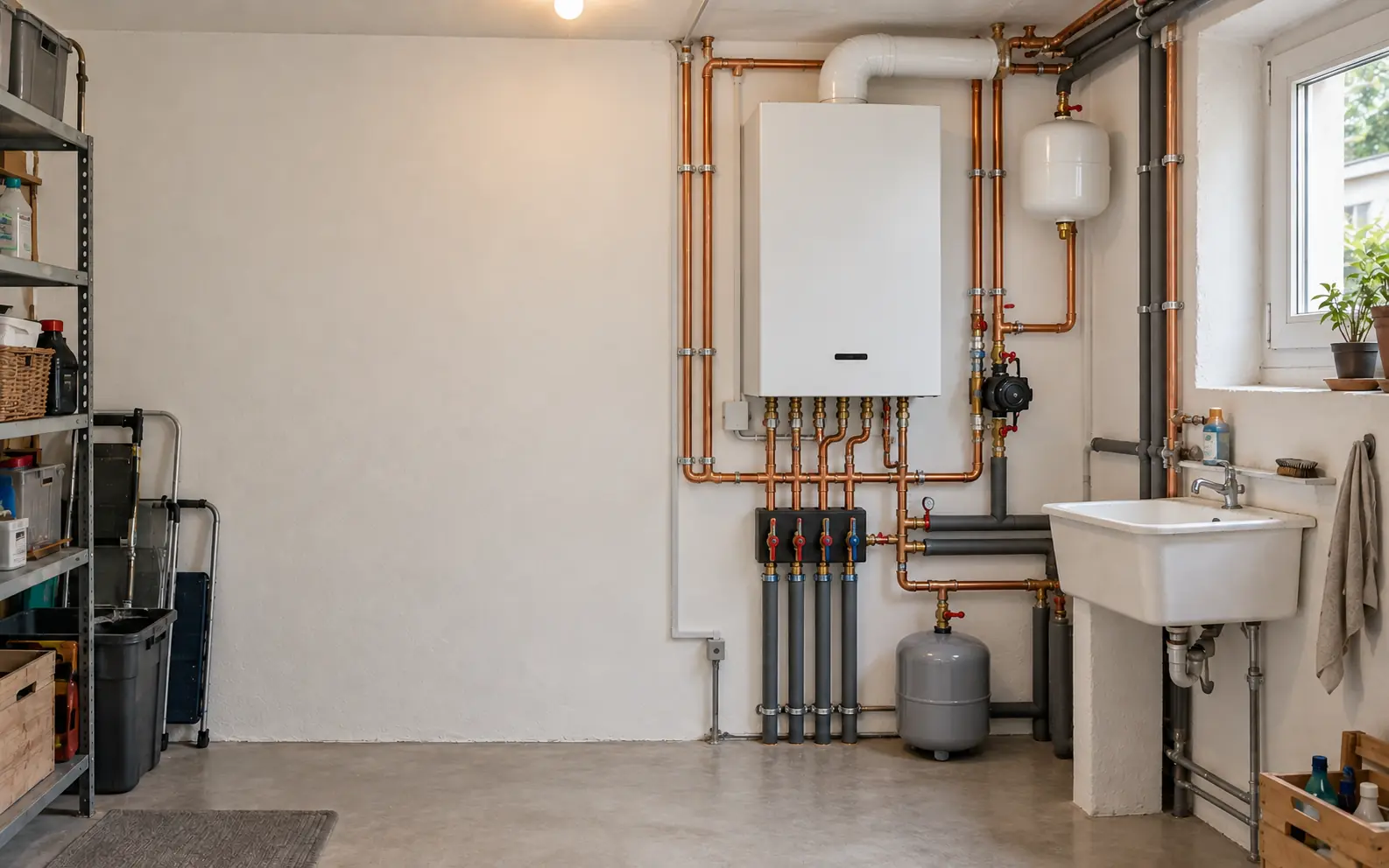 Le même local après rénovation de l’installation de chauffage (visuel d’illustration)
